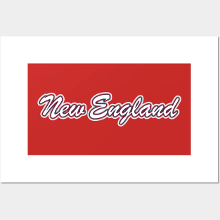 Football Fan of New England Posters and Art